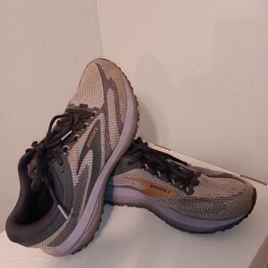 Brooks Revel 7 Running Shoes Mens 10 Medium Gray Black Athletic Sneakers